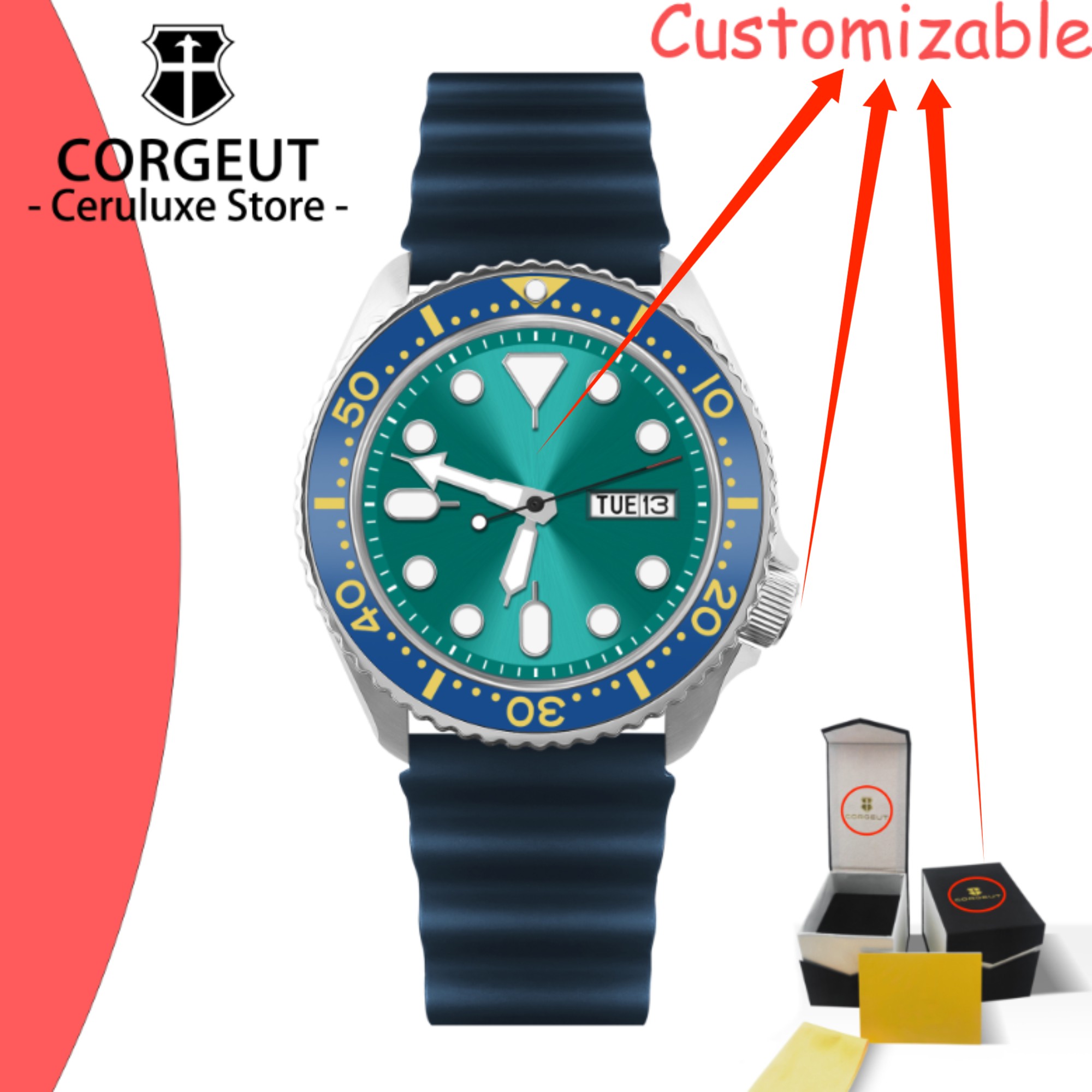 Luxury Watch Vintage - Relógio de Mergulho Vintage com Logo