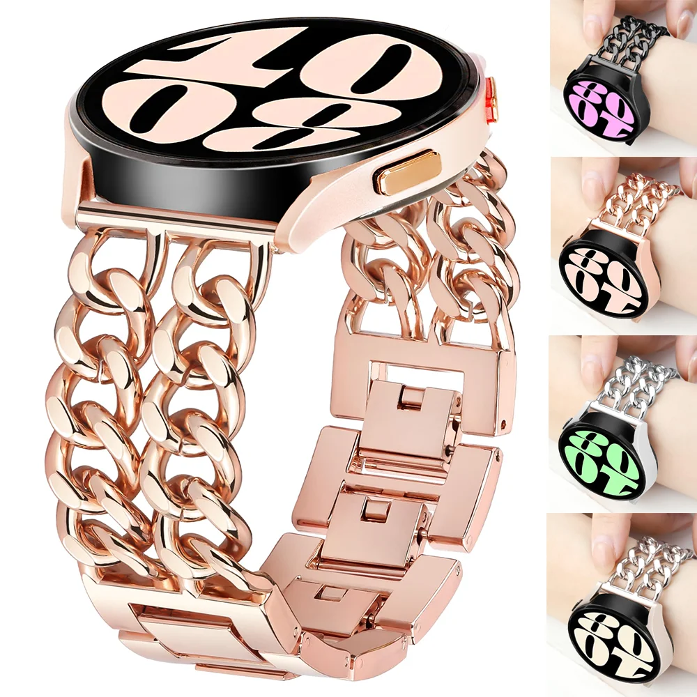 Luxury Watch Galaxy - 20mm 22mm pulseiras para samsung galaxy