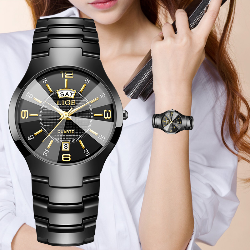 Luxury Watch & Jewellery Recensioni - LIGE Moda Elegante Relógio de Pulso
