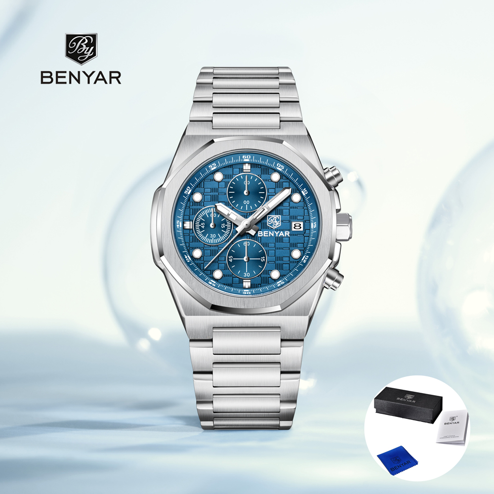 Luxury Watch Case - 2025 novos relógios masculinos benyar topo