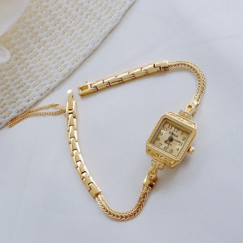 Luxury Watch Vintage - Relógio de pulseira vintage fino feminino,