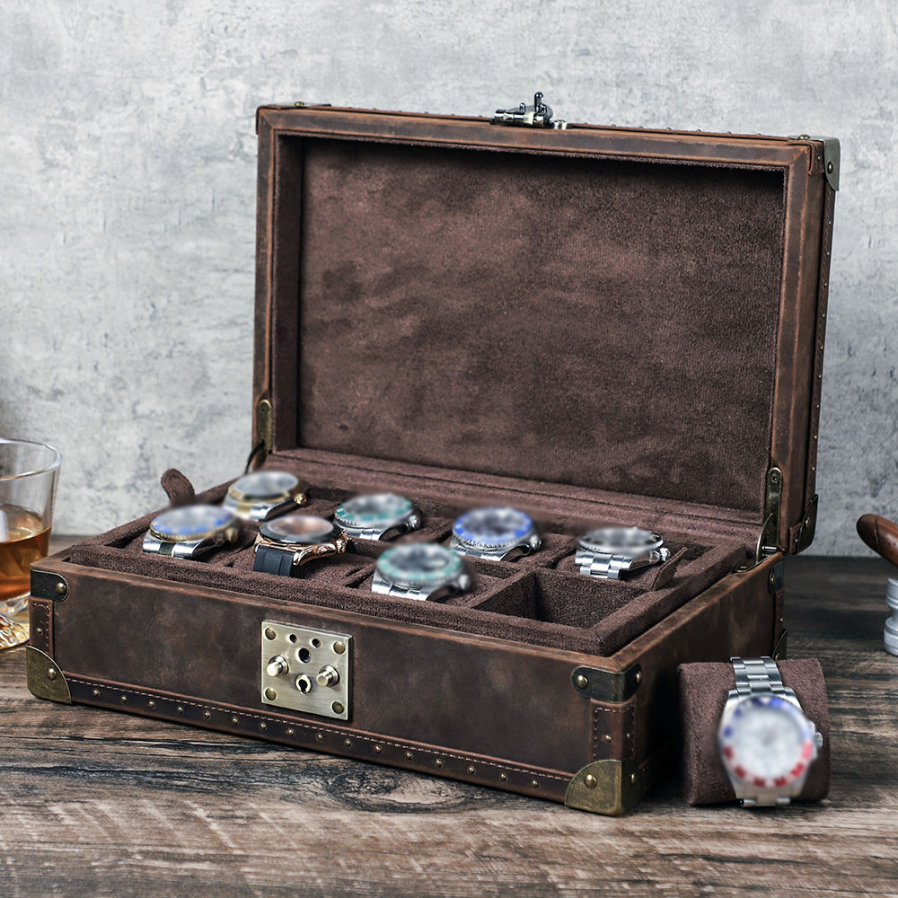 Luxury Watch Case - Estojo de Relógio Personalizado em Couro