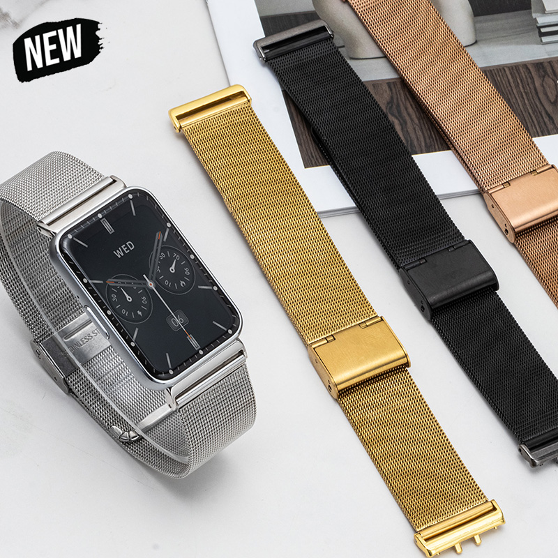 Luxury Watch Galaxy - Pulseira de aço inoxidável para samsung