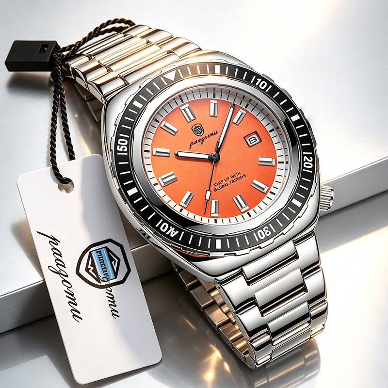 Luxury Watch Nice - Relógio Masculino de Luxo PAAZOMU: Esportivo,