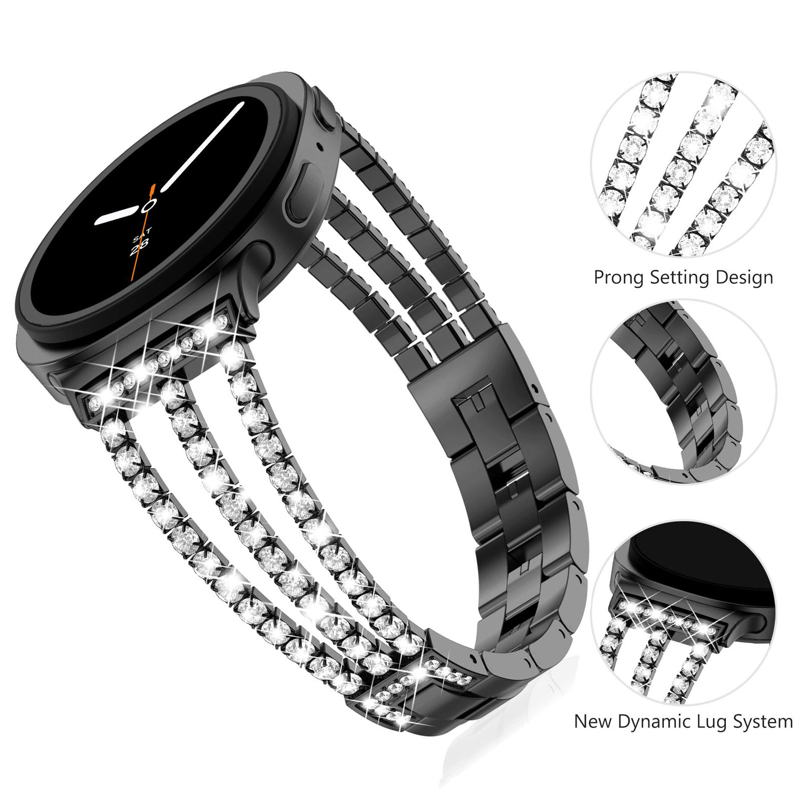 Luxury Watch Galaxy - Pulseira de diamante para samsung galaxy