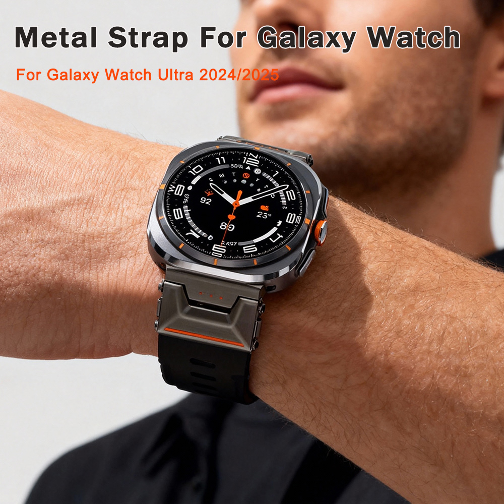 Luxury Watch Galaxy - Pulseira de borracha de silicone para