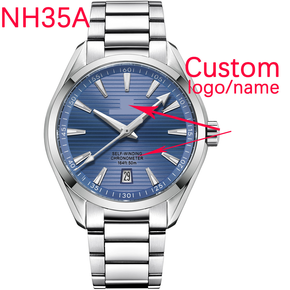 Luxury Watch News - Luxo nh35 movt logotipo personalizado 41mm