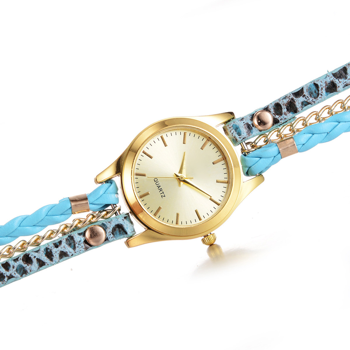 Relógio de Quartzo com Textura - Luxury Watch White avaliação e preço