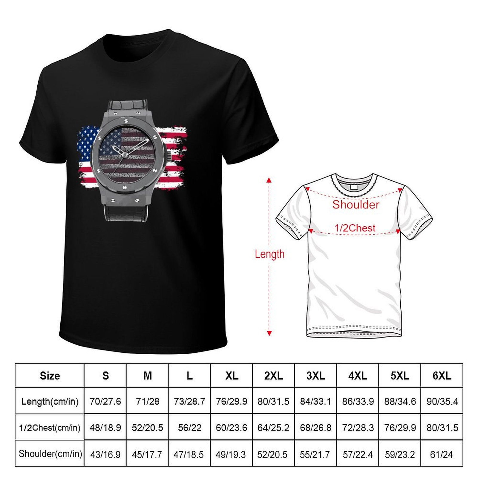 Camiseta LUXURY WATCH DRAWING, - Luxury Watch Drawing avaliação e preço