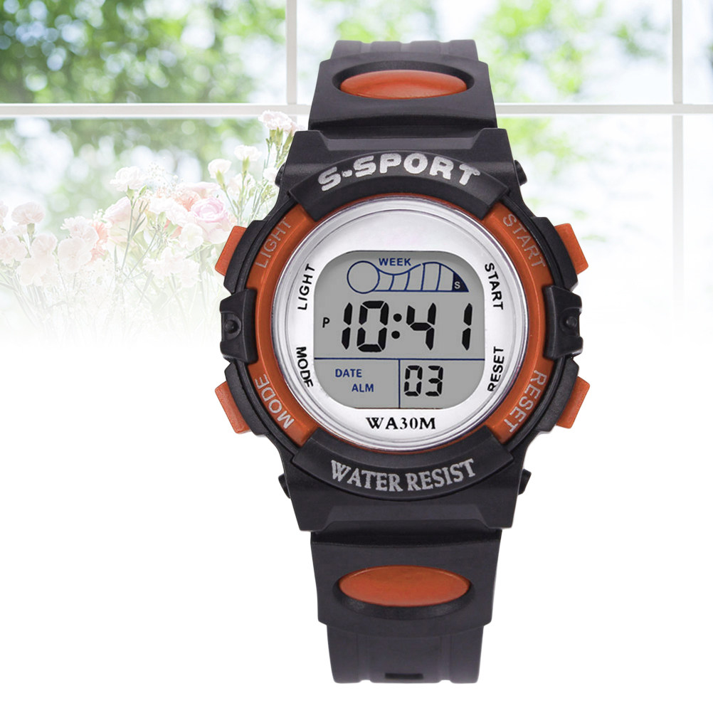Relógio eletrônico para estuda - Luxury Watch White avaliação e preço