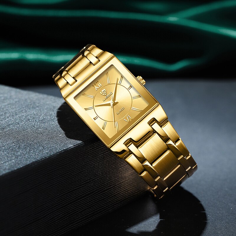 Liebig luxo dourado quartzo re - Luxury Watch News avaliação e preço