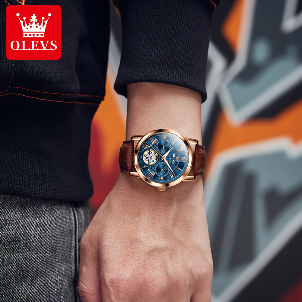 Olevs 6668 marca superior reló - Luxury Watch On Sale avaliação e preço