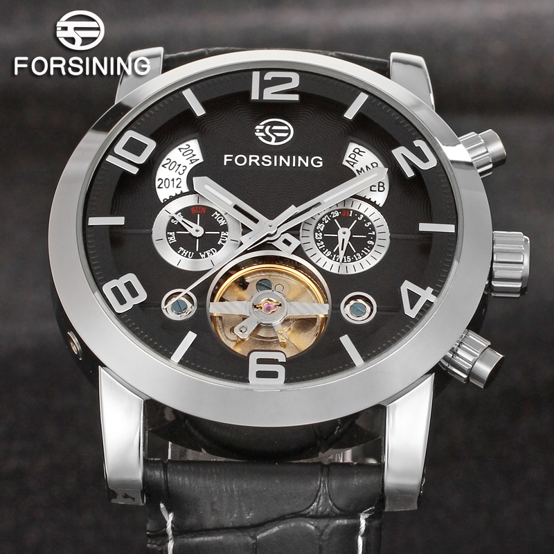 Forsining moda mecânica mascul - Regulator Display Watch avaliação e preço