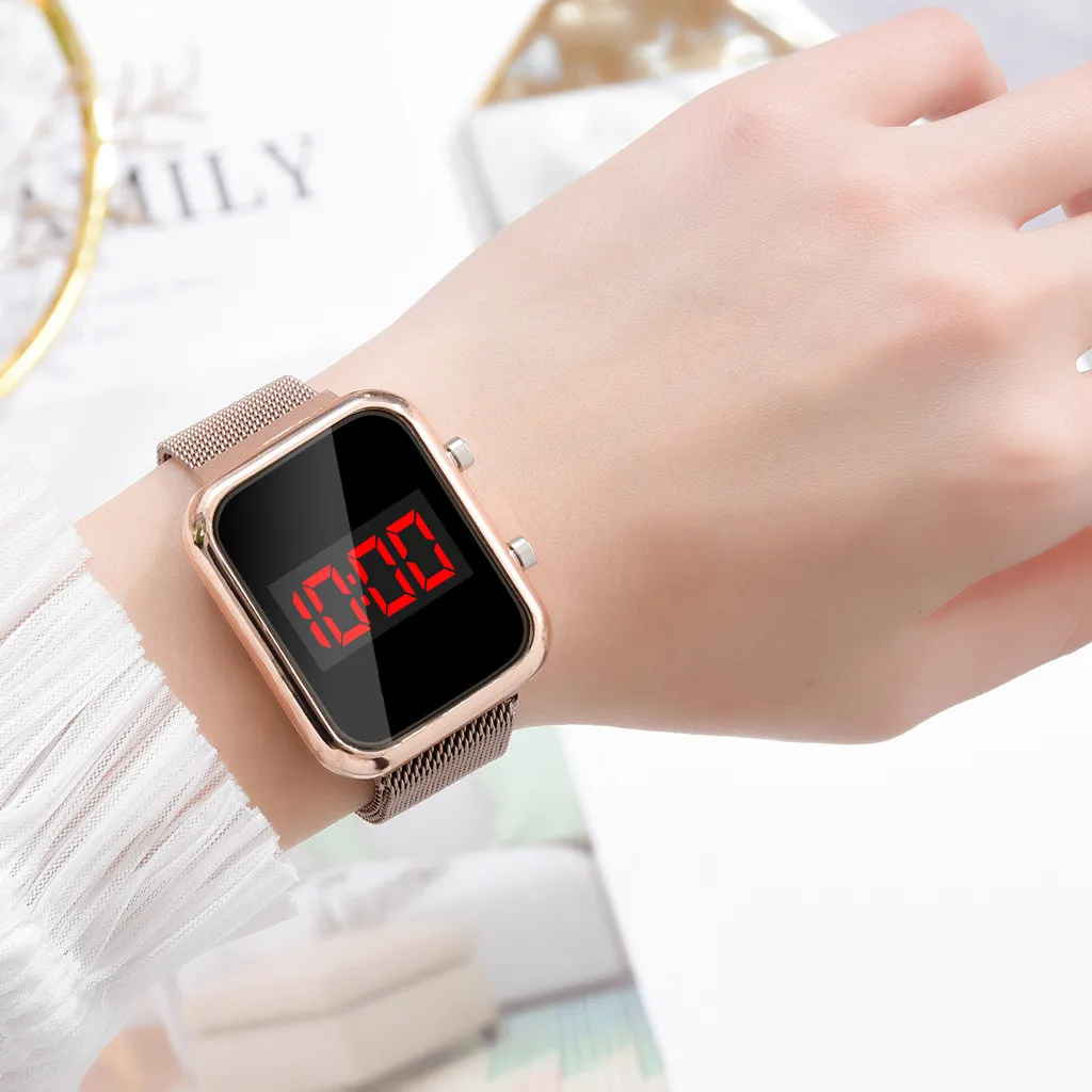 Moda fivela magnética retângul - Luxury Watch News avaliação e preço