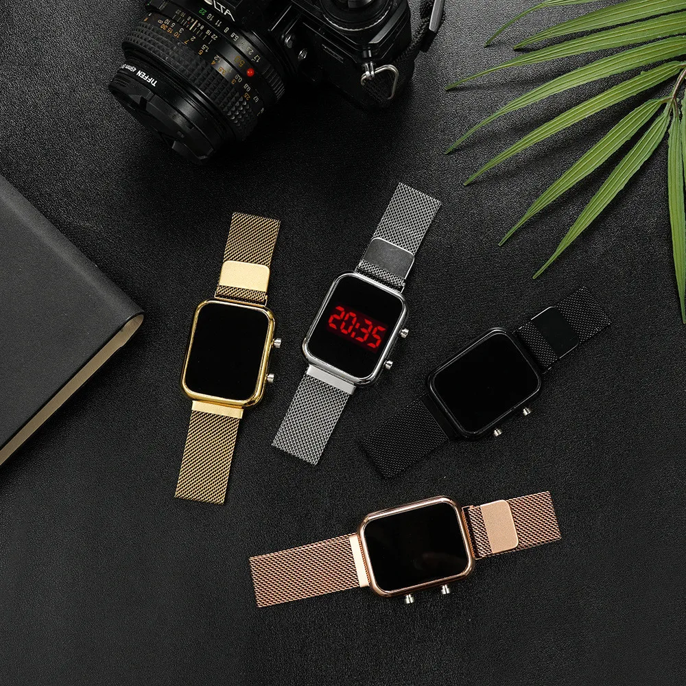 Moda fivela magnética retângul - Luxury Watch News avaliação e preço