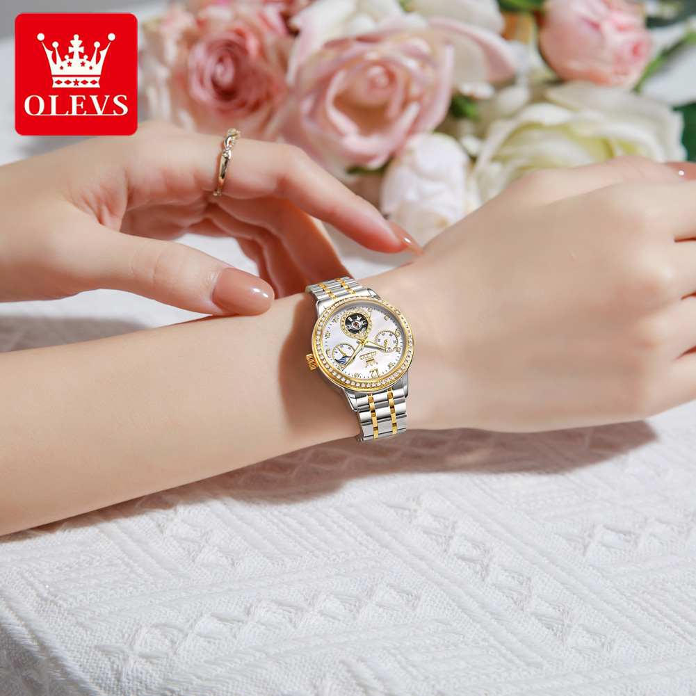 Relógio Automático OLEVS para  - Luxury Watch White avaliação e preço