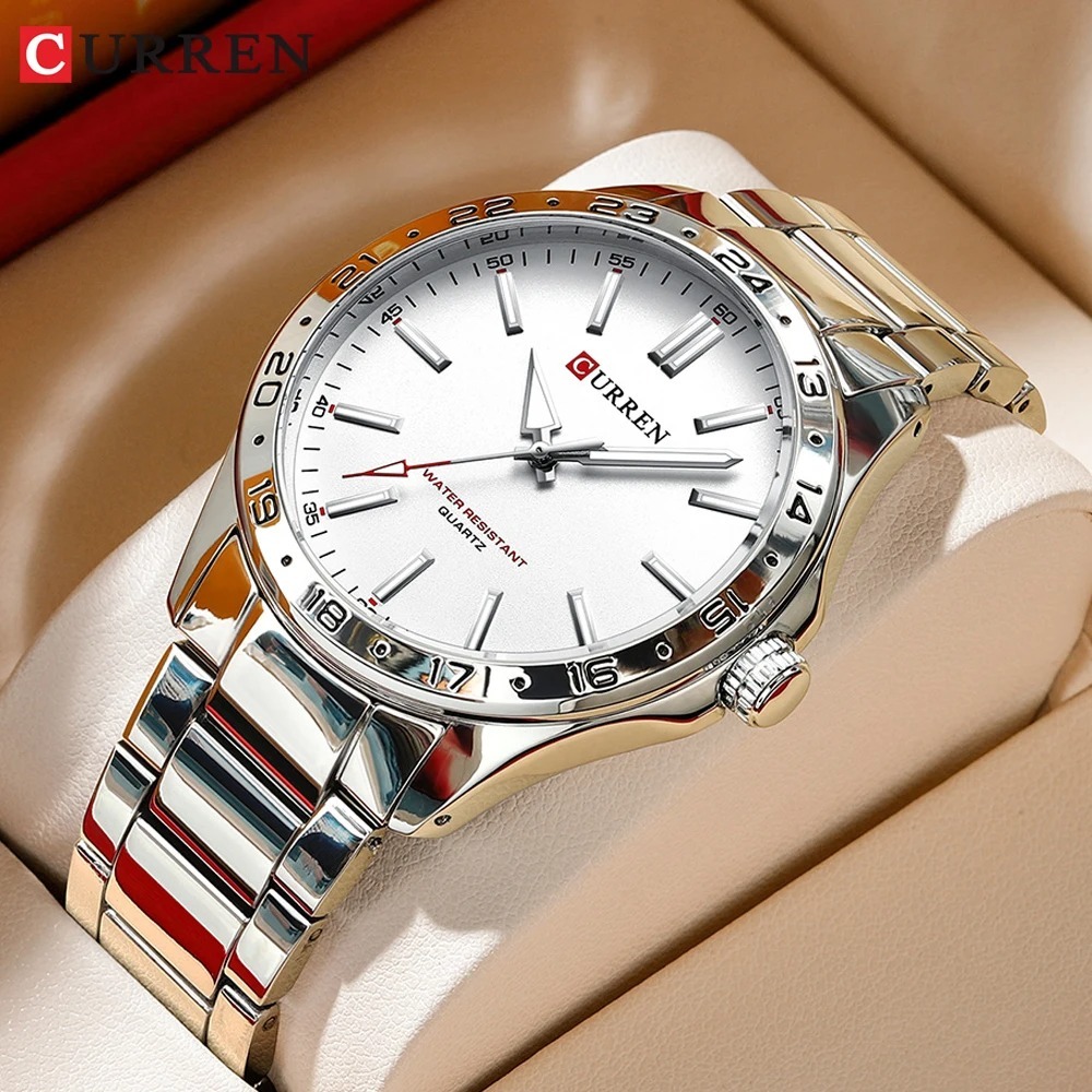 Relógio de Pulso Masculino CUR - Luxury Watch White avaliação e preço