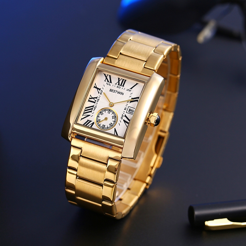 Relógio masculino de luxo ouro - Luxury Watch White avaliação e preço