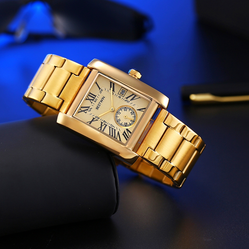 Relógio masculino de luxo ouro - Luxury Watch White avaliação e preço