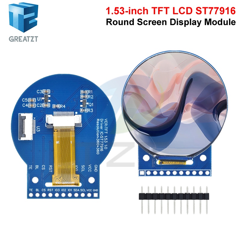 GREATZT 1/3PCS Tela LCD TFT Re - Regulator Display Watch avaliação e preço