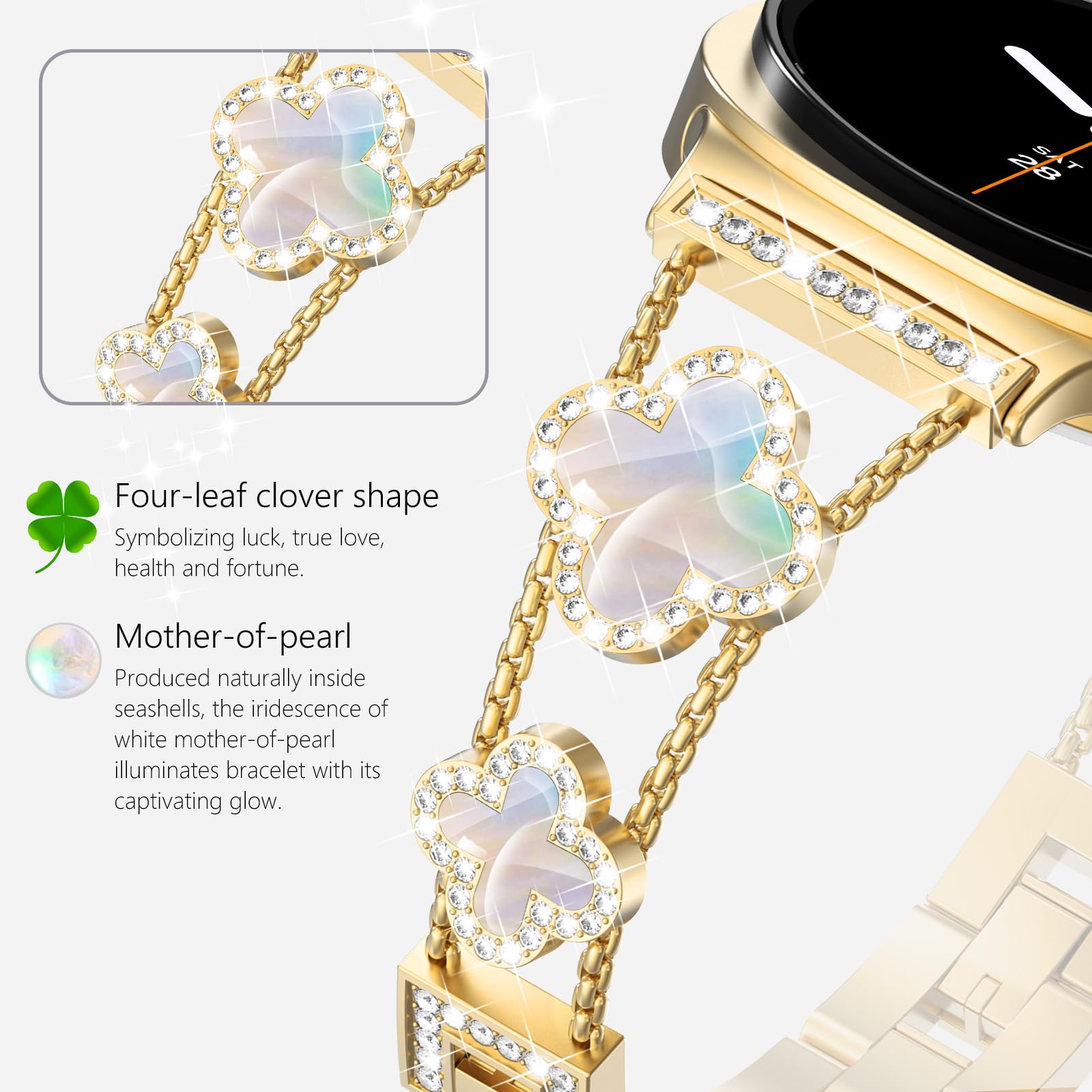 Pulseira de diamante para sams - Luxury Watch Galaxy avaliação e preço