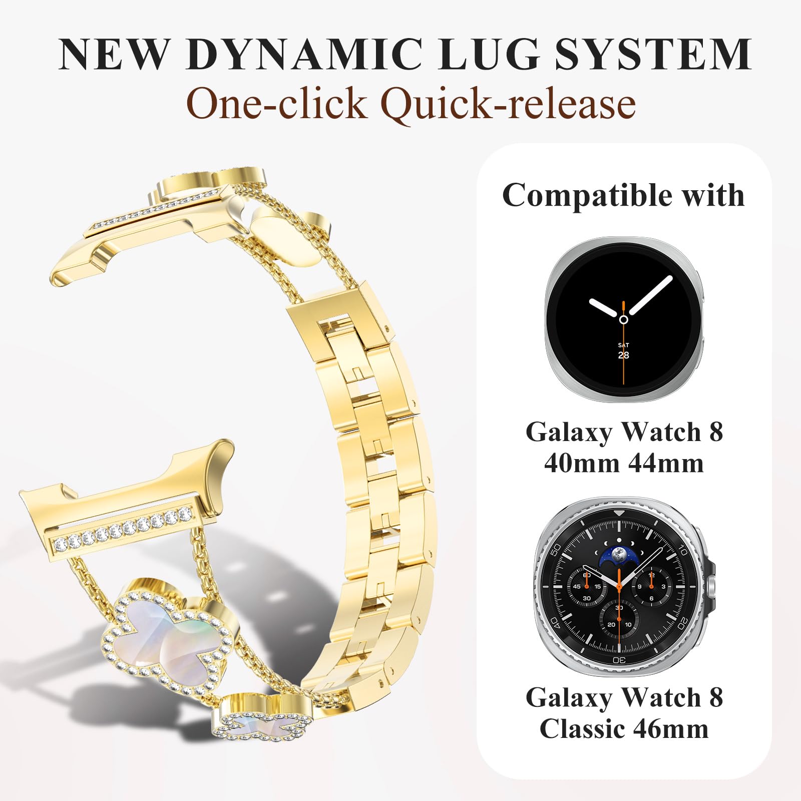 Pulseira de diamante para sams - Luxury Watch Galaxy avaliação e preço