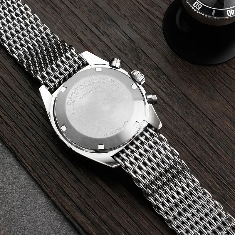 Banda de relógio de aço inoxid - Luxury Watch Class avaliação e preço