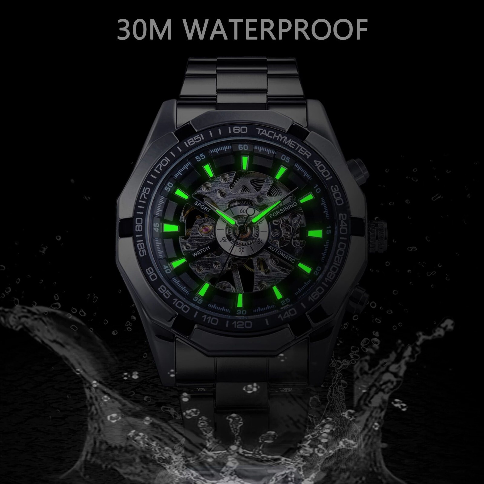 Forsining marca automática aut - Luxury Watch Nice avaliação e preço