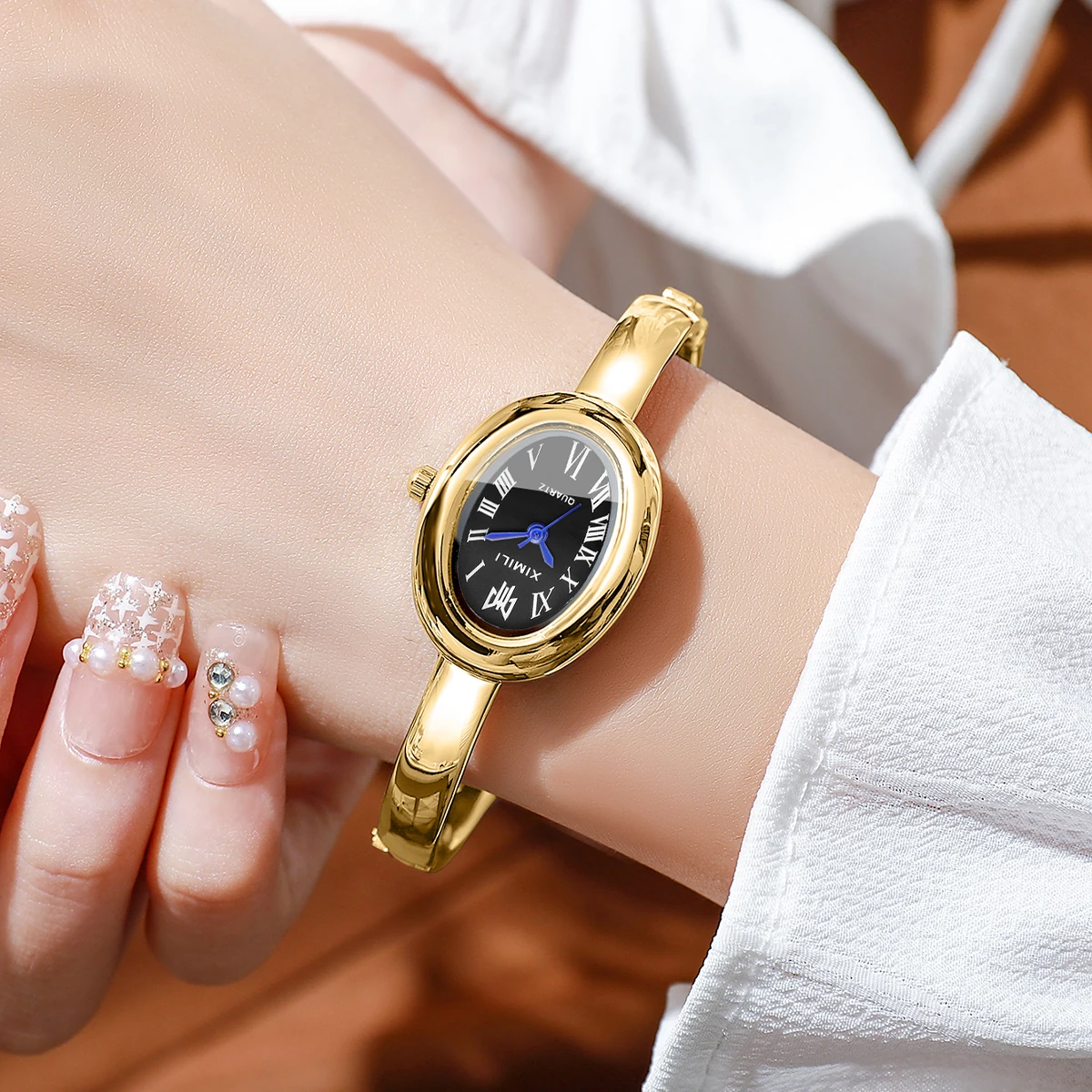 Relógio de Pulso Feminino XIMI - Luxury Watch White avaliação e preço