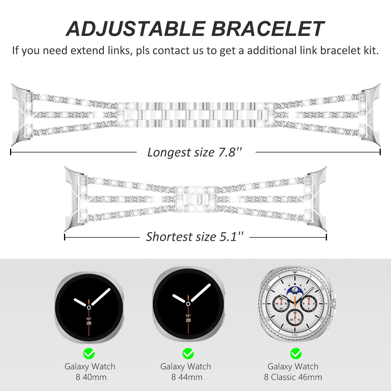 Pulseira de diamante para sams - Luxury Watch Galaxy avaliação e preço