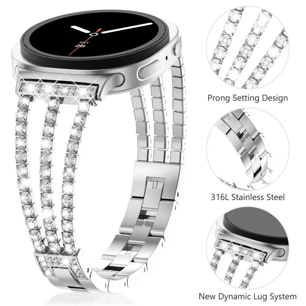 Pulseira de diamante para sams - Luxury Watch Galaxy avaliação e preço