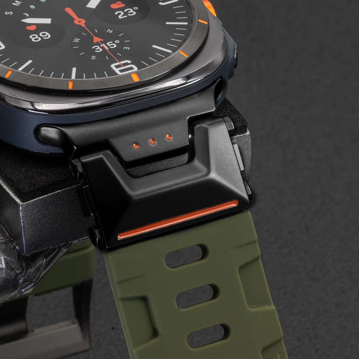 Pulseira de borracha de silico - Luxury Watch Galaxy avaliação e preço