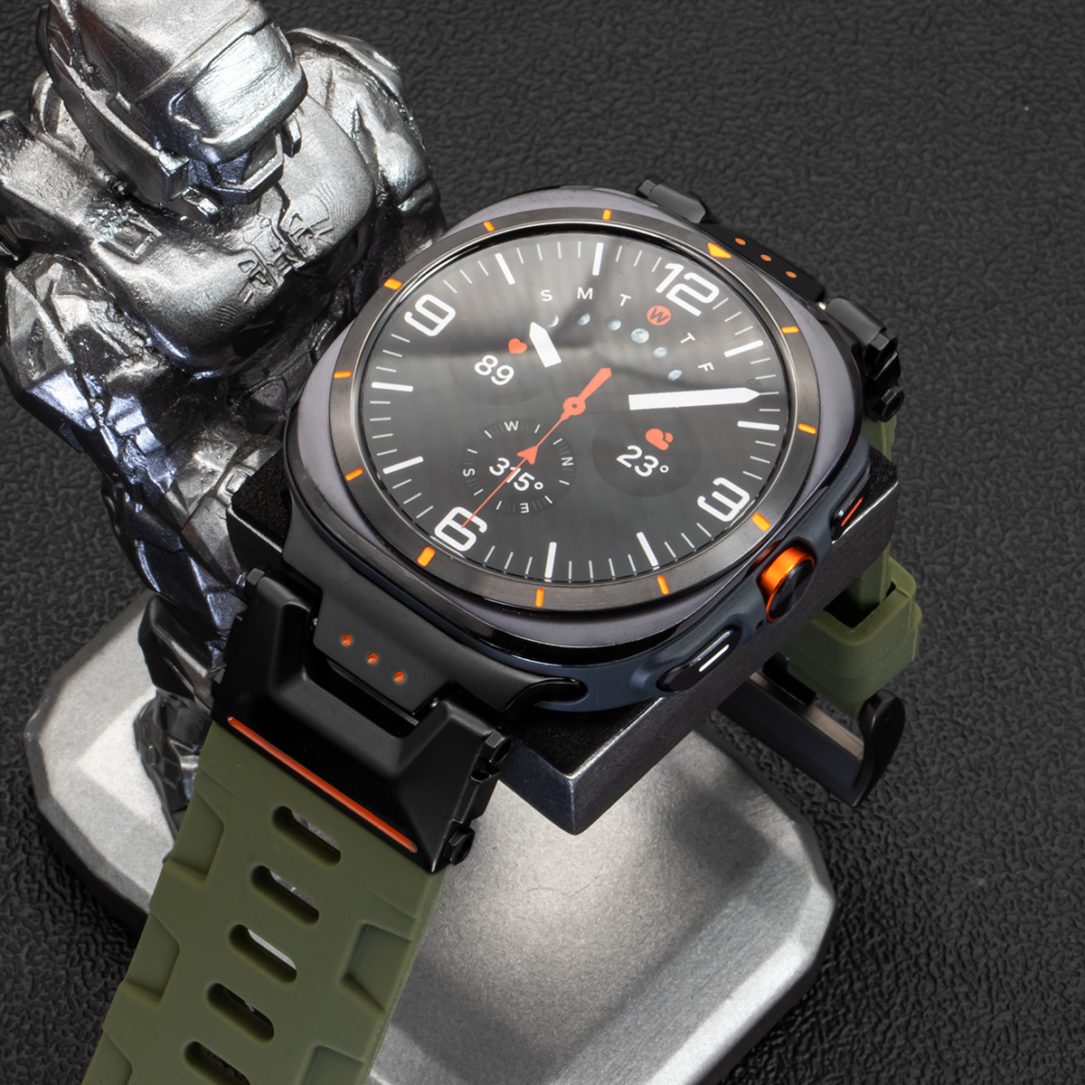 Pulseira de borracha de silico - Luxury Watch Galaxy avaliação e preço