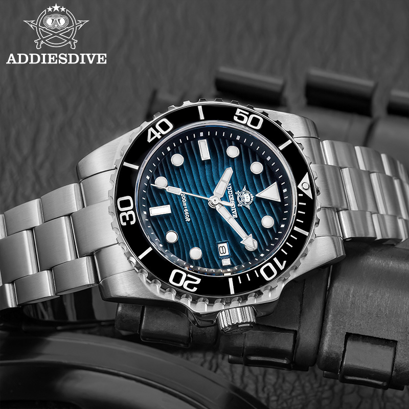 Addiesdive relógio de quartzo  - Luxury Watch Case avaliação e preço