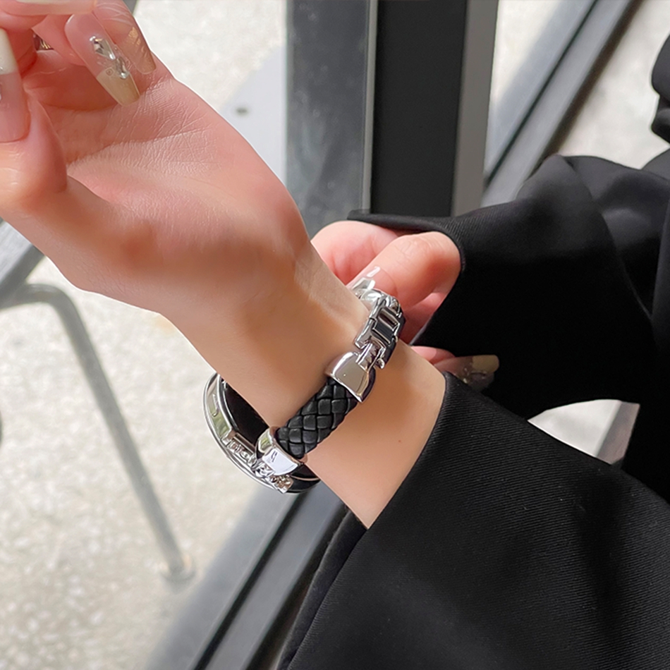 Pulseira de couro de metal par - Luxury Watch Galaxy avaliação e preço